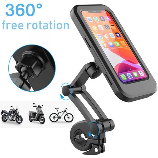HL-69 Waterproof Bike Phone Mount Cell Phone Holder